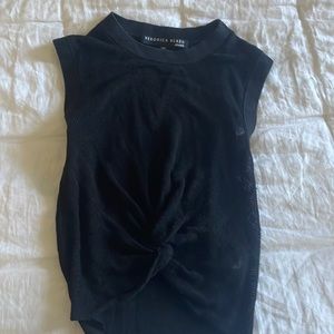 Veronica beard twist crop top